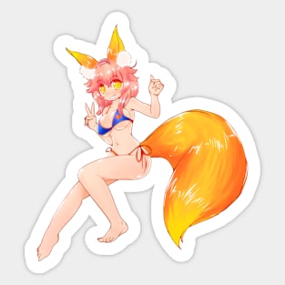 Beach Tamamo Sticker